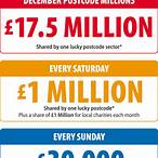 postcode lottery prizes
